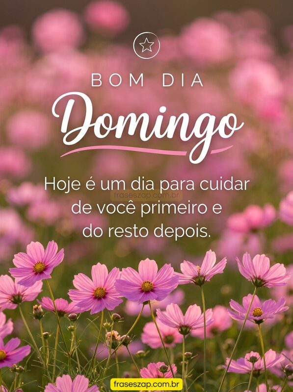 Imagem de domingo para compartilhar no WhatsApp