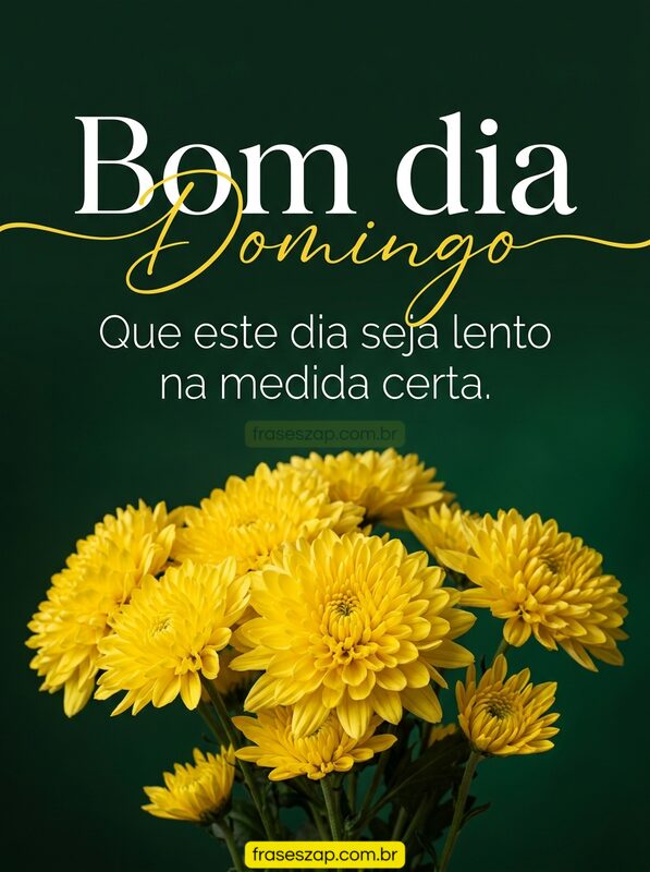 Imagem de domingo para compartilhar no WhatsApp