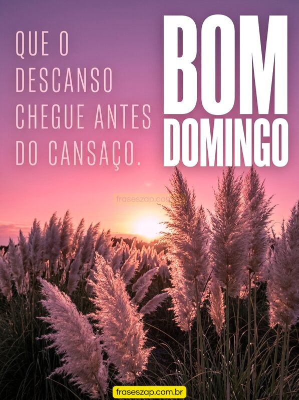 Imagem de domingo para compartilhar no WhatsApp