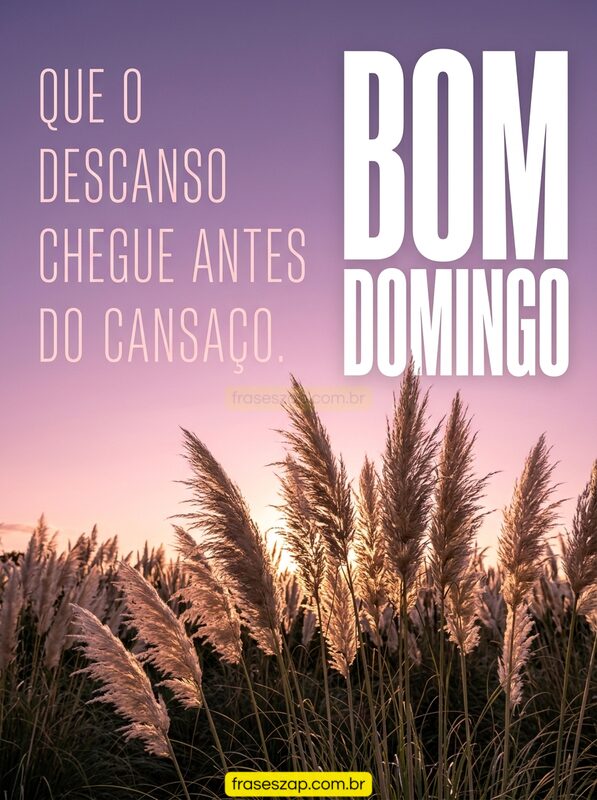 Imagem de domingo para compartilhar no WhatsApp