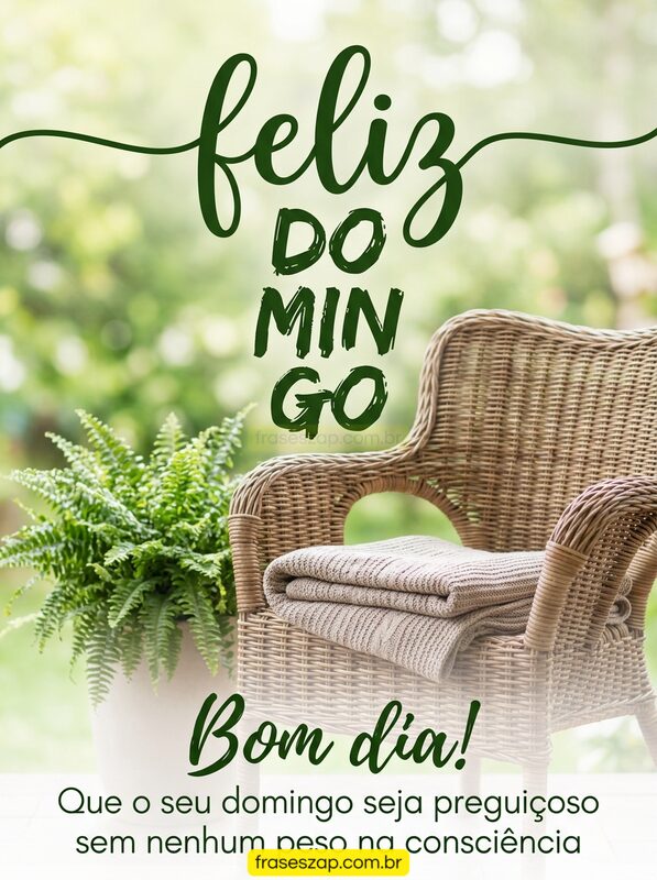 Imagem de domingo para compartilhar no WhatsApp