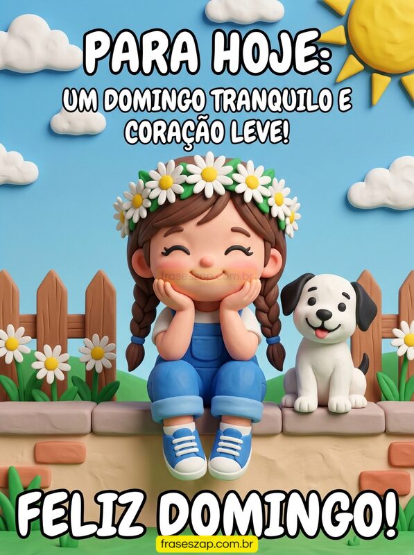 Imagem de domingo para compartilhar no WhatsApp