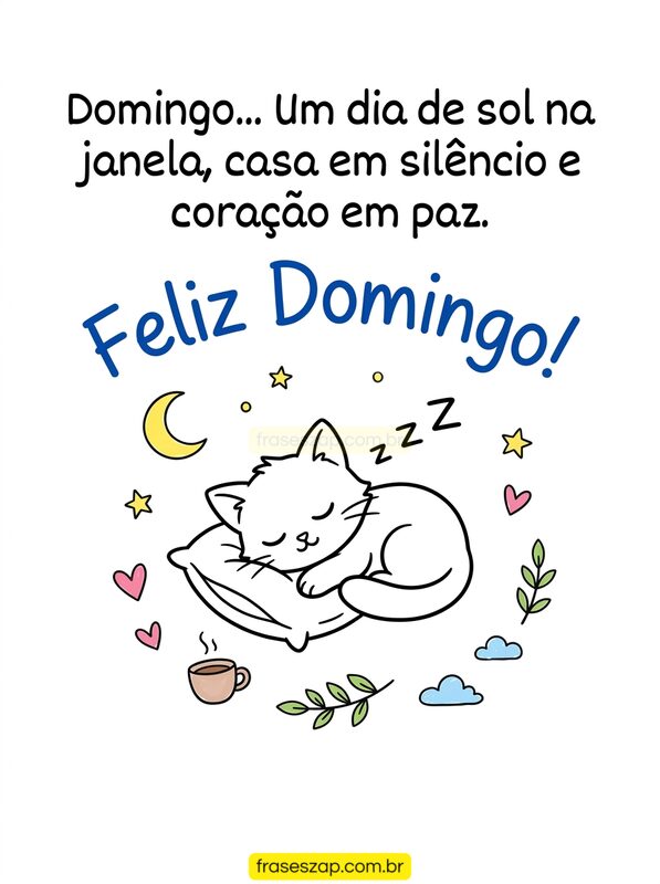Imagem de domingo para compartilhar no WhatsApp