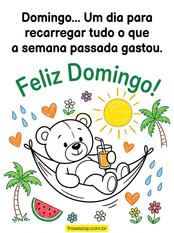 Imagem de domingo para compartilhar no WhatsApp