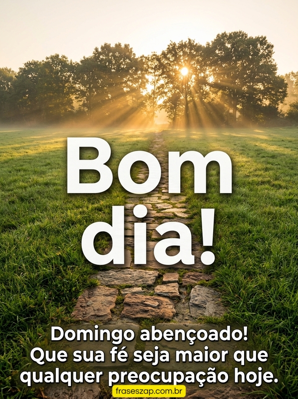 Imagem de domingo para compartilhar no WhatsApp