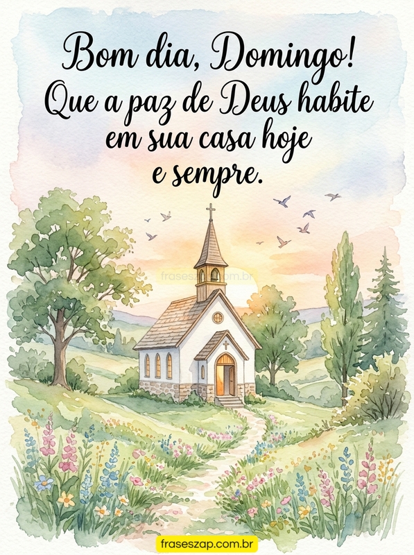 Imagem de domingo para compartilhar no WhatsApp