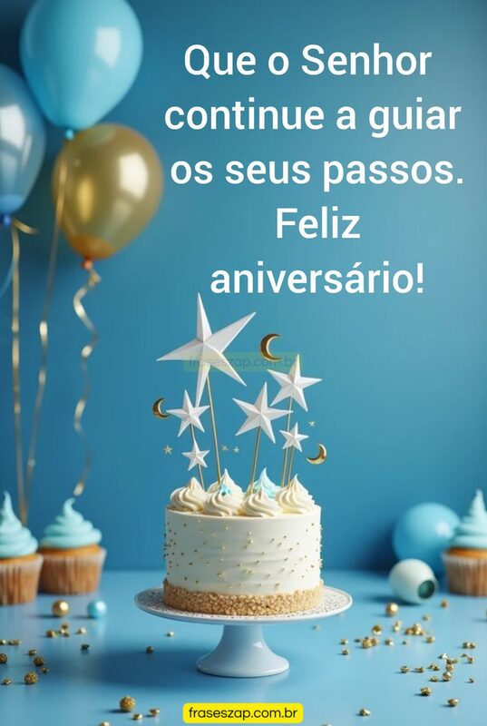 Imagem de feliz aniversário para compartilhar no WhatsApp