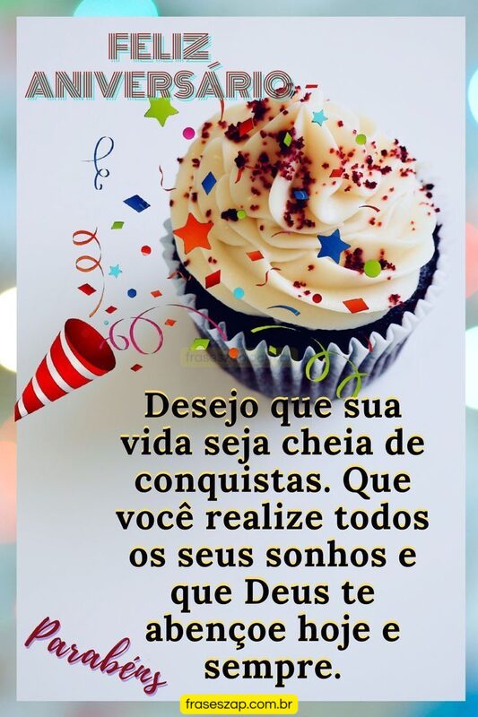Imagem de feliz aniversário para compartilhar no WhatsApp
