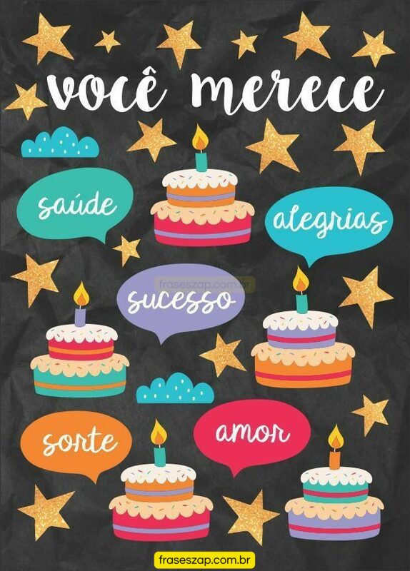 Imagem de feliz aniversário para compartilhar no WhatsApp