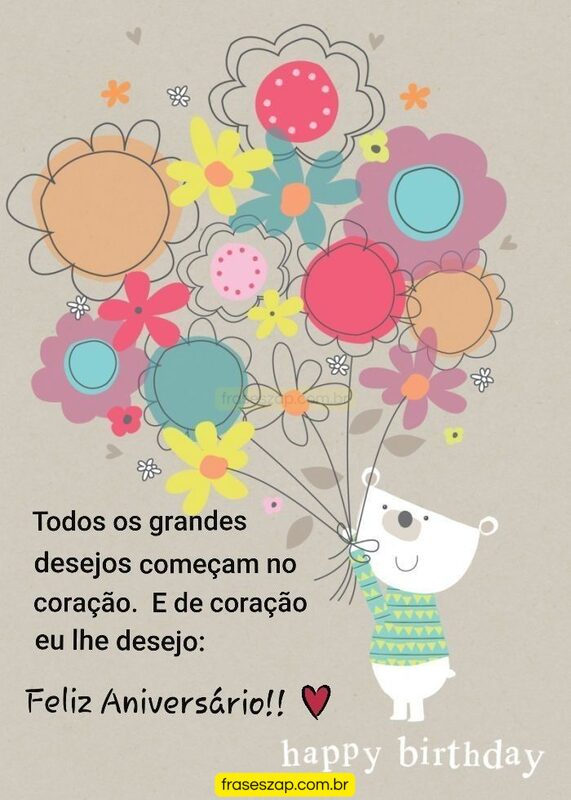 Imagem de feliz aniversário para compartilhar no WhatsApp