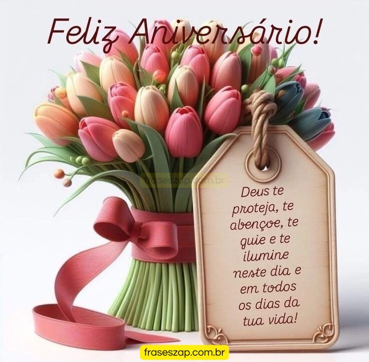 Imagem de feliz aniversário para compartilhar no WhatsApp