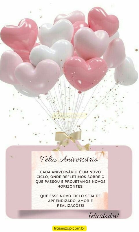 Imagem de feliz aniversário para compartilhar no WhatsApp