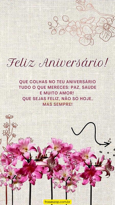 Imagem de feliz aniversário para compartilhar no WhatsApp