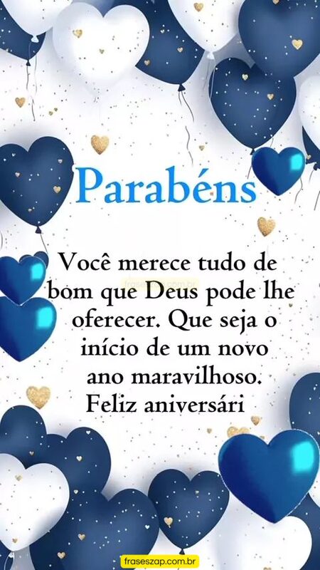Imagem de feliz aniversário para compartilhar no WhatsApp