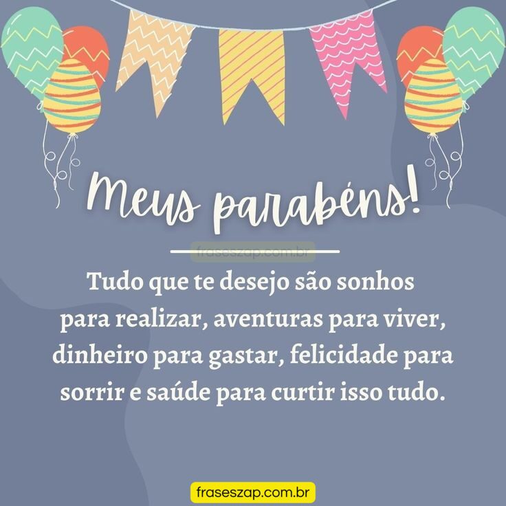Imagem de feliz aniversário para compartilhar no WhatsApp