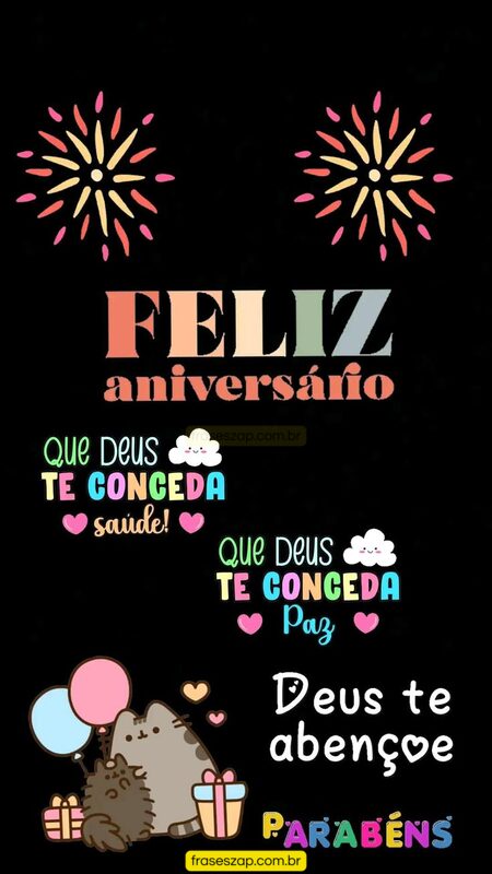 Imagem de feliz aniversário para compartilhar no WhatsApp
