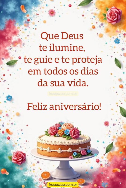 Imagem de feliz aniversário para compartilhar no WhatsApp