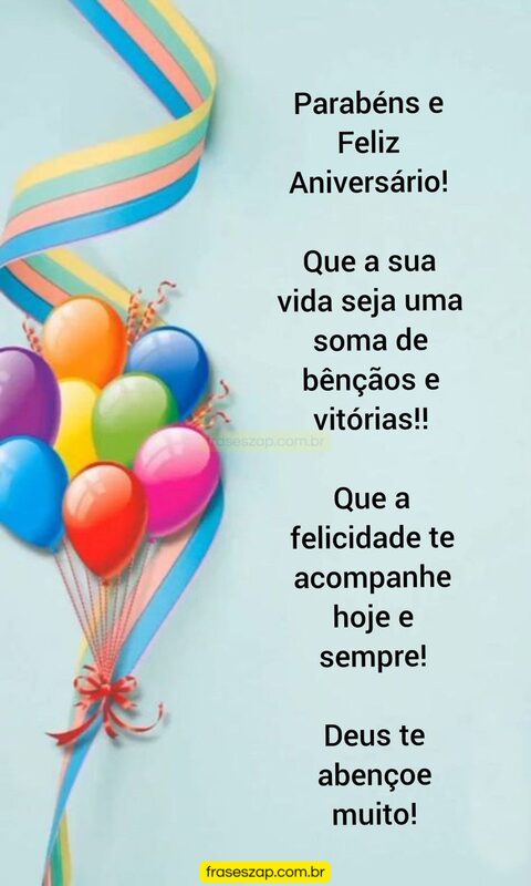 Imagem de feliz aniversário para compartilhar no WhatsApp
