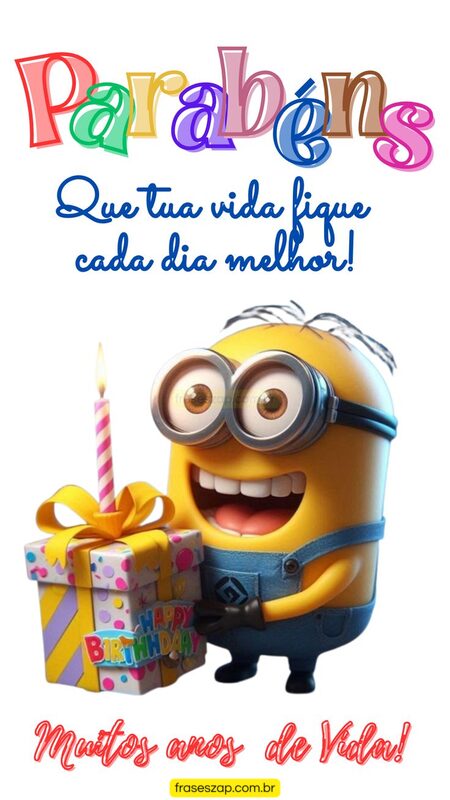 Imagem de feliz aniversário para compartilhar no WhatsApp