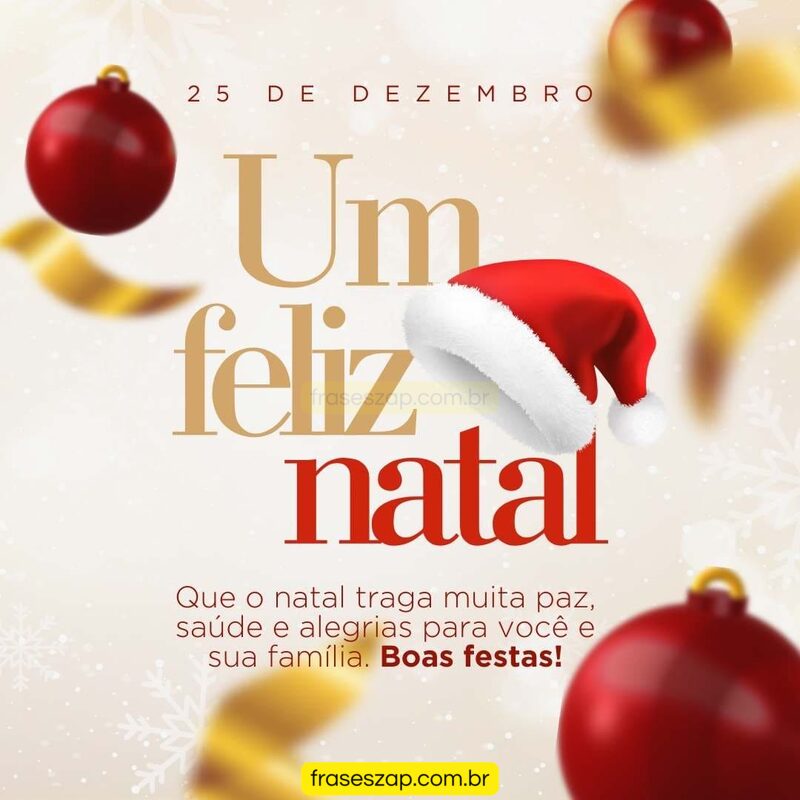 Imagem de natal para compartilhar no WhatsApp