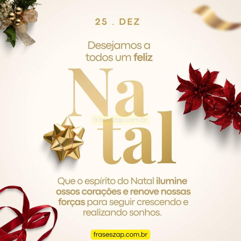 Imagem de natal para compartilhar no WhatsApp