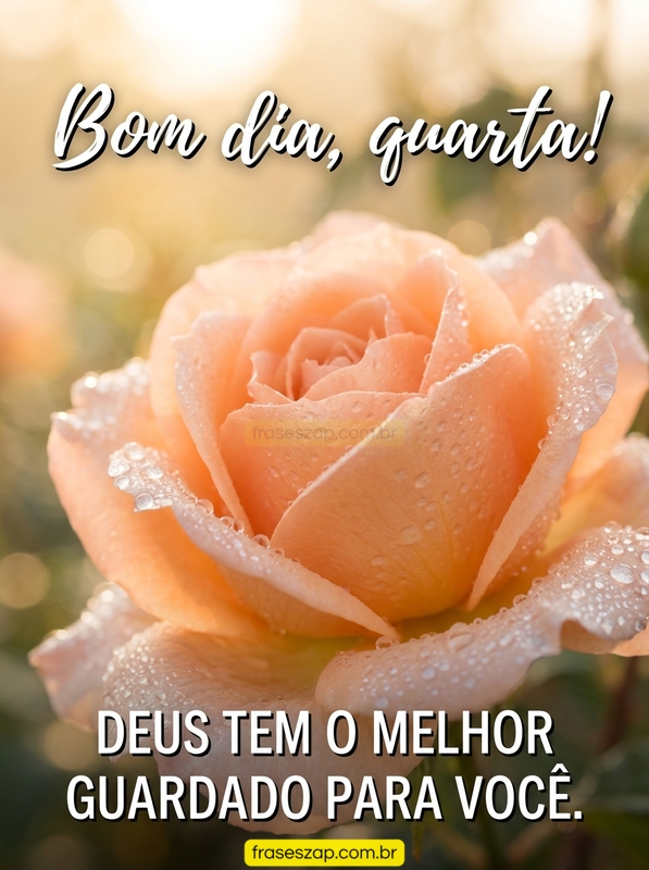 Imagem de quarta-feira para compartilhar no WhatsApp