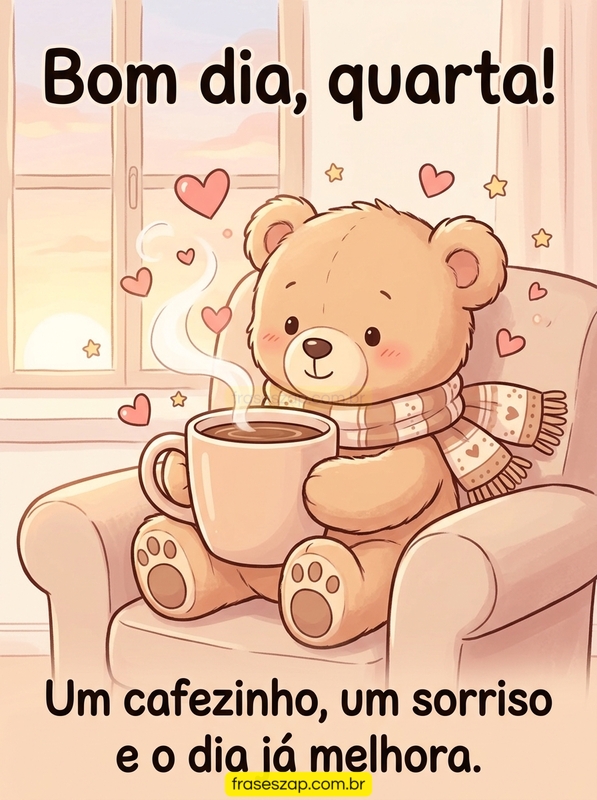 Imagem de quarta-feira para compartilhar no WhatsApp