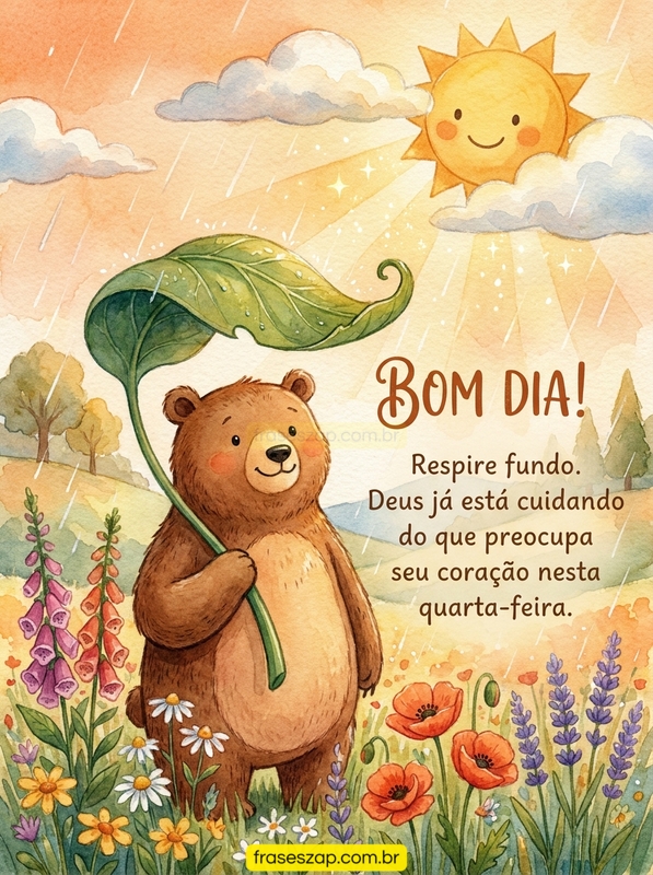 Imagem de quarta-feira para compartilhar no WhatsApp