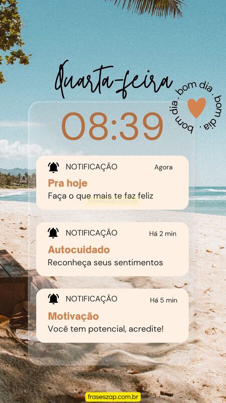 Imagem de quarta-feira para compartilhar no WhatsApp