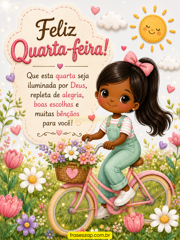 Imagem de quarta-feira para compartilhar no WhatsApp