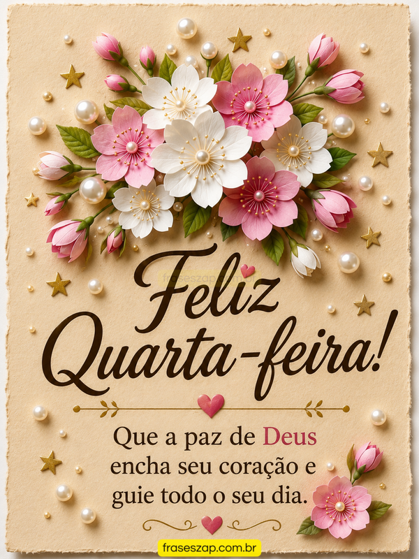 Imagem de quarta-feira para compartilhar no WhatsApp
