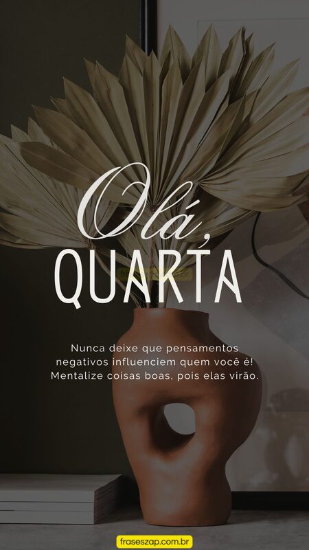 Imagem de quarta-feira para compartilhar no WhatsApp
