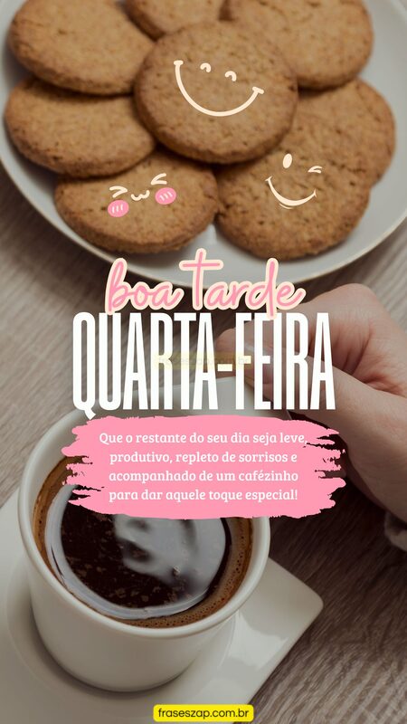 Imagem de quarta-feira para compartilhar no WhatsApp