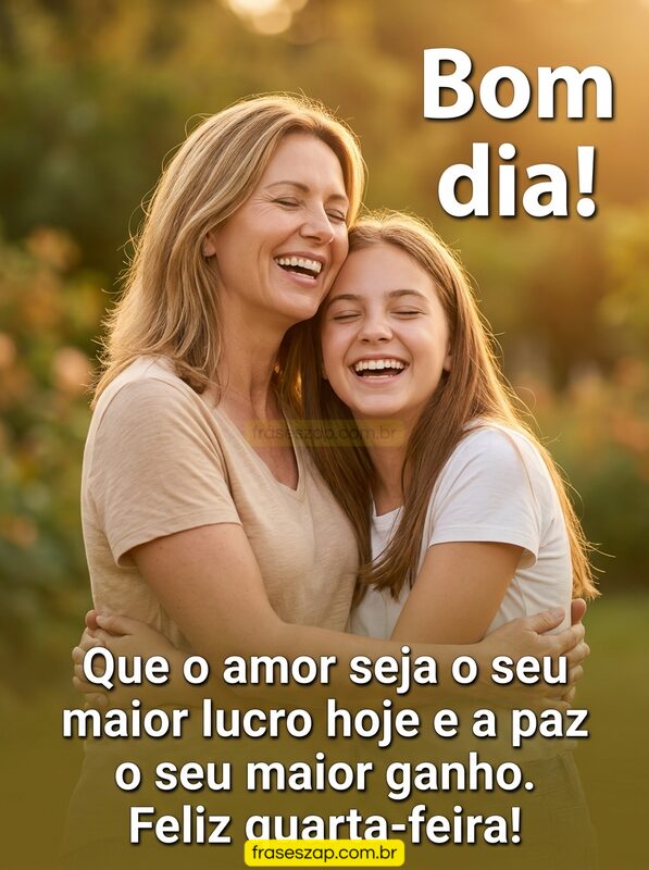 Imagem de quarta-feira para compartilhar no WhatsApp