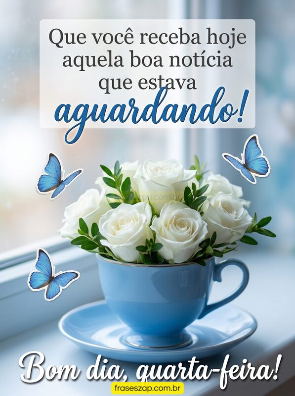 Imagem de quarta-feira para compartilhar no WhatsApp
