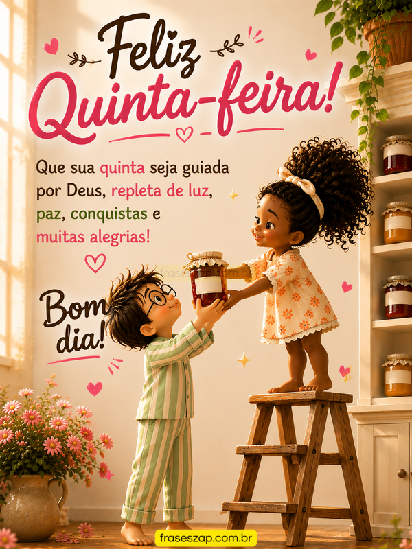 Imagem de quinta-feira para compartilhar no WhatsApp