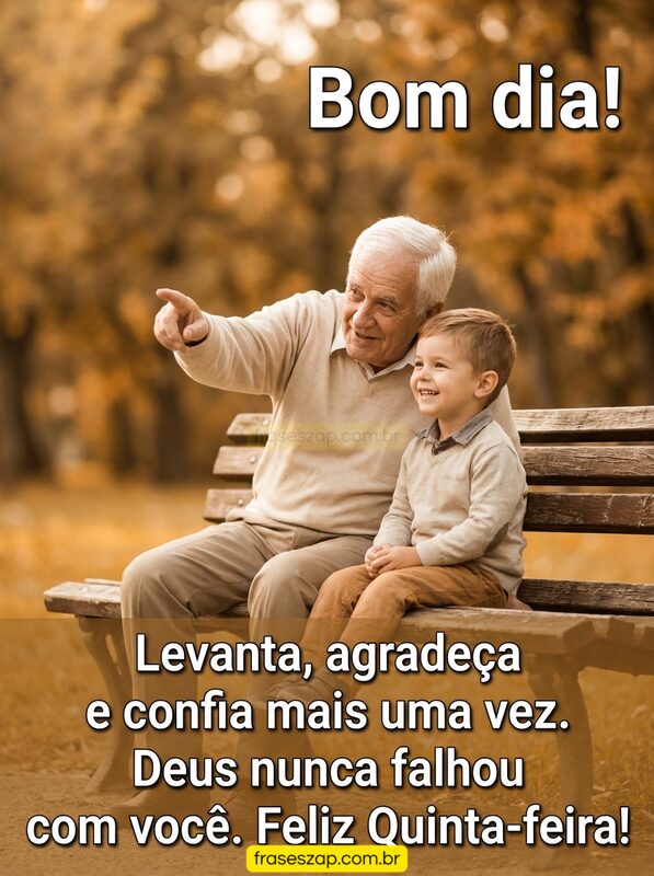 Imagem de quinta-feira para compartilhar no WhatsApp