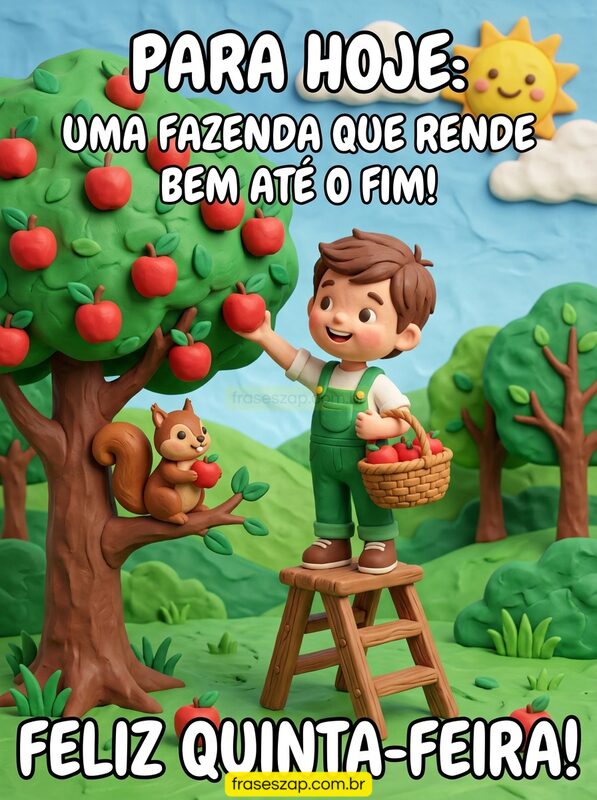 Imagem de quinta-feira para compartilhar no WhatsApp