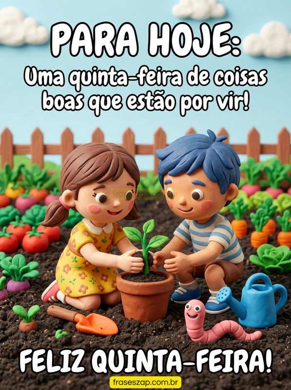 Imagem de quinta-feira para compartilhar no WhatsApp