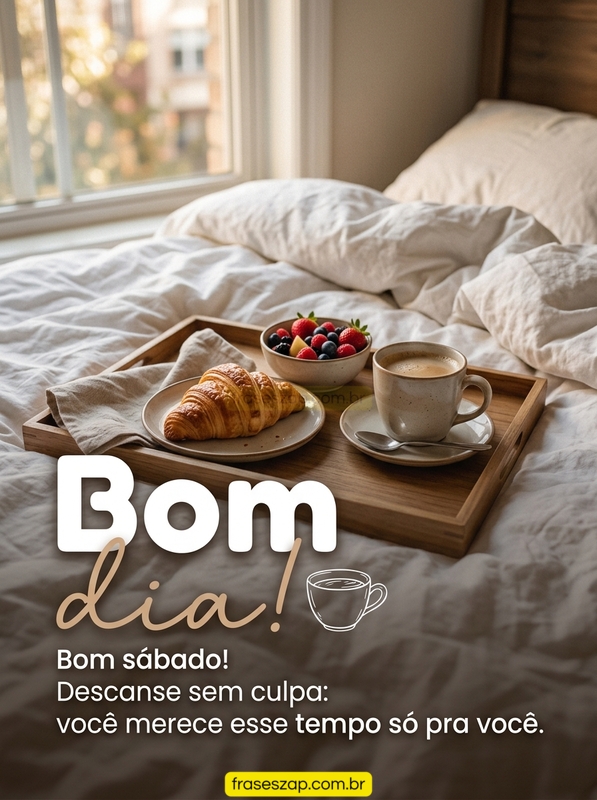Imagem de sábado para compartilhar no WhatsApp