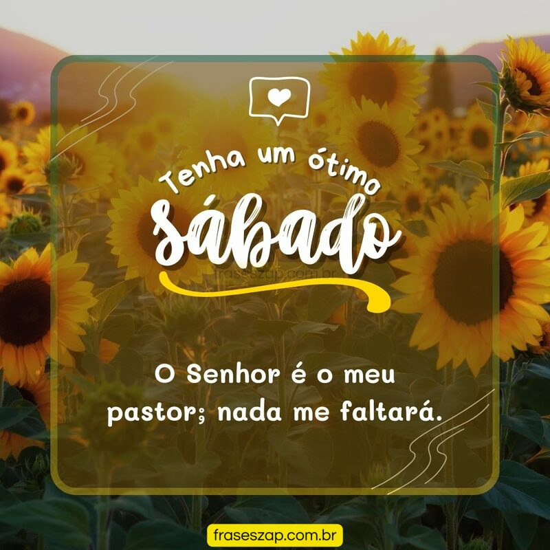 Imagem de sábado para compartilhar no WhatsApp