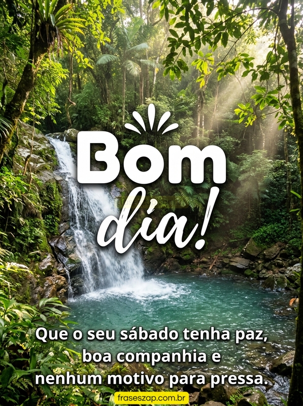 Imagem de sábado para compartilhar no WhatsApp