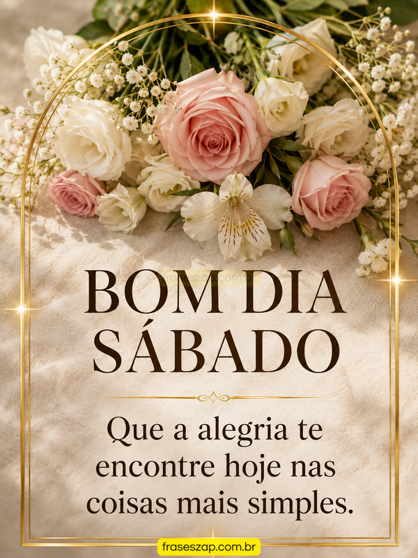 Imagem de sábado para compartilhar no WhatsApp