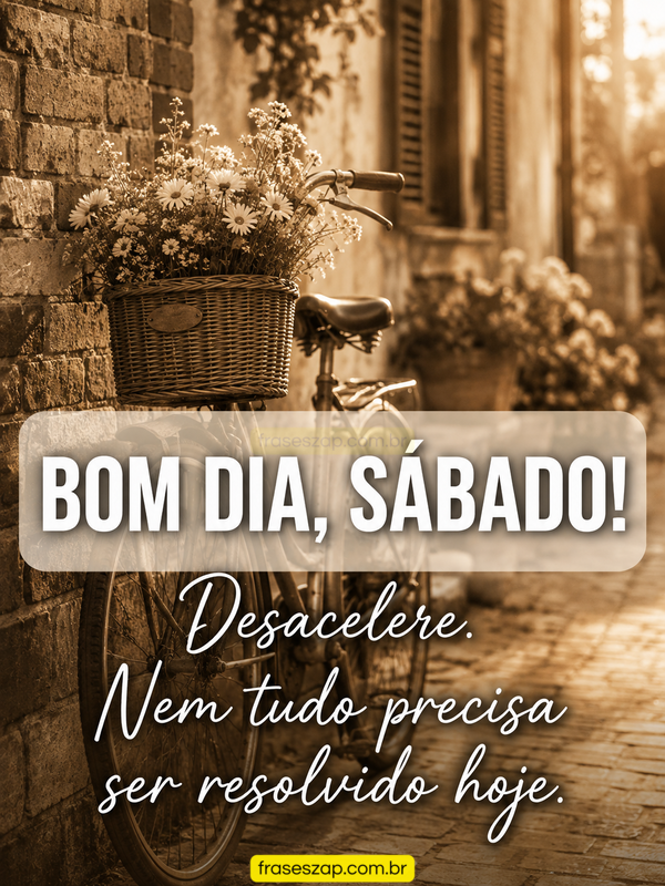 Imagem de sábado para compartilhar no WhatsApp