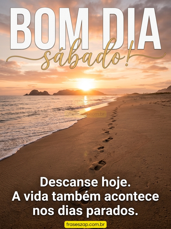 Imagem de sábado para compartilhar no WhatsApp