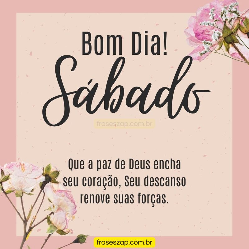 Imagem de sábado para compartilhar no WhatsApp