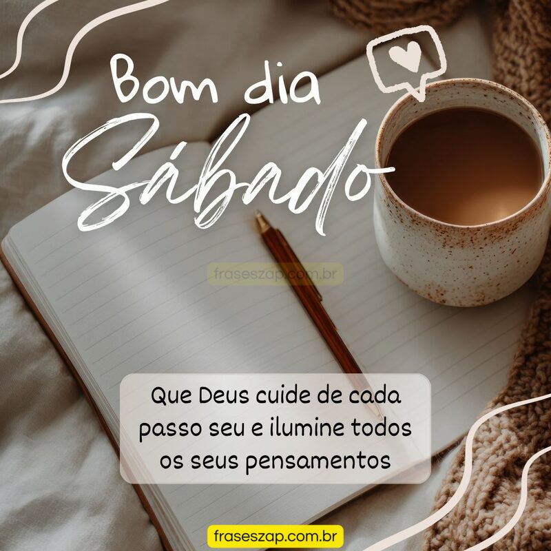 Imagem de sábado para compartilhar no WhatsApp