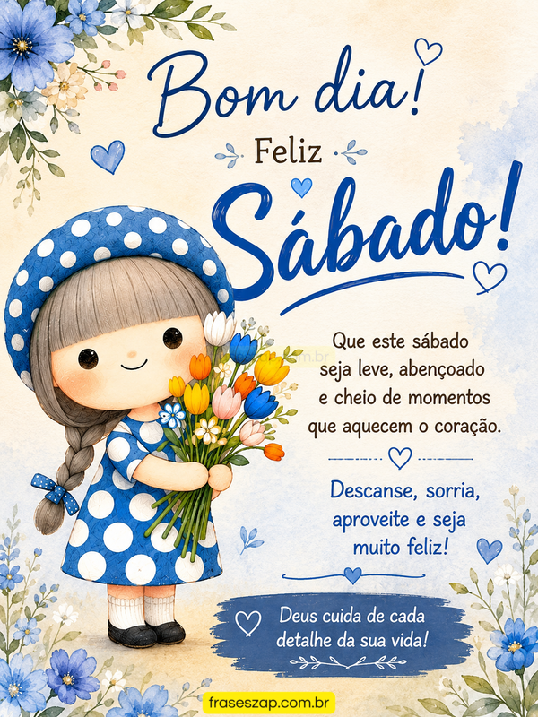 Imagem de sábado para compartilhar no WhatsApp