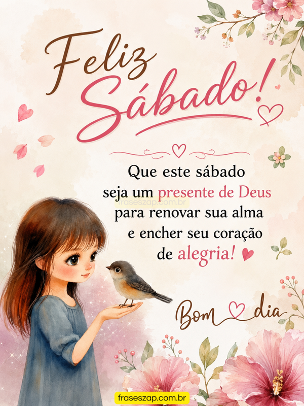 Imagem de sábado para compartilhar no WhatsApp
