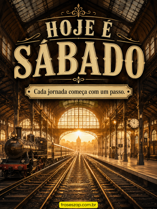 Imagem de sábado para compartilhar no WhatsApp